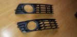 Fog Grill Front Bumper for Audi A4 B6 00 04 Frames Fog Lamp Grills