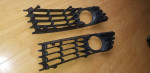 Fog Grill Front Bumper for Audi A4 B6 00 04 Frames Fog Lamp Grills
