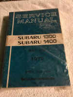 1972 Subaru Original Shop Manual
