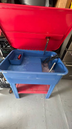 20 GALLON PARTS WASHER SOLVENT TANK WITH PUMP