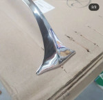 1964 IMPALA CHROME TRUNK SPLIT MOLDING SS CONVERTIBLE 409 327 V8 283