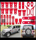 26PCS Full Set Exterior Decoration Trim Kit for Jeep Wrangler JL JLU 2