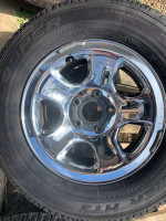 (4) LT 245/75/17'' Factory Dodge Ram wheels 5 on 5.5 w/free tires