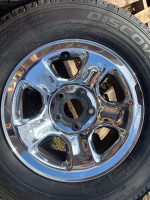 (4) LT 245/75/17'' Factory Dodge Ram wheels 5 on 5.5 w/free tires