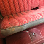 1988-94 Chevy C&K extended cab Rear Burgundy Seat
