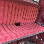 1988-94 Chevy C&K extended cab Rear Burgundy Seat