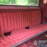 1988-94 Chevy C&K extended cab Rear Burgundy Seat