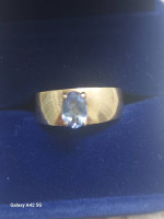 10k gold tanzinite ring