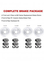 Honda Ridgeline brake kit Brake pads and Rotors 2006 - 2014 NEW