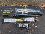 2 new ROADSHOCK 22 in. 1 new 8 in.Spot/Flood Combo LED Light Bar
