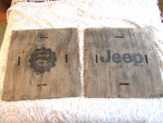 2 Rustic Jeep Signs-$15 each