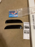 WeatherTech side window deflectors for Toyota Tacoma