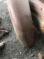Old truck rear fender