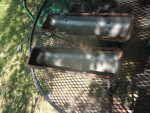 sbc Vintage 1955-1959 Chevy Corvette Aluminum Valve Covers 7 Fin Stagg