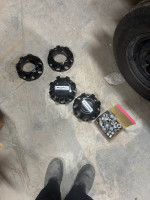Black rims off 2024 ford super duty