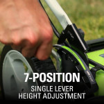 Greenworks 20" 12 Amp Corded Electric Push Walk-Behind Mower, 25022