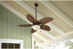 HARBOR BREEZE Waveport 52-in Weathered Bronze Ceiling Fan W/ LIGHT KIT