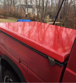 Fiberglass truck bed cover