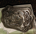 New Pewter Horse Belt Buckle