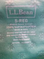 LLBean New Supima Cotton Top- Small