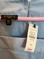 NEW Talbots Blue Tunic Top $79 MSRP- Petite Medium