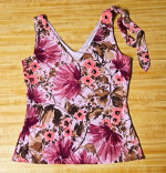 Vintage Sleeveless Floral Top