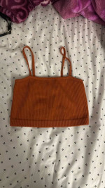 Orange tank top