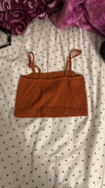 Orange tank top