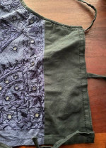 Open Back Halter Top, bought at Fabindia, India