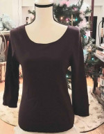 George Plum Purple Top Size Large