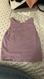 Purple tank top
