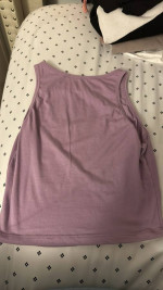 Purple tank top