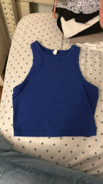 Blue tank top