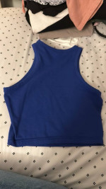 Blue tank top