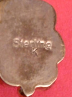 Sterling/Turquoise Signed Necklace