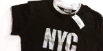 NWT Top of The Rock NYC Black Logo T Shirt 1932 Rockefeller Womens S