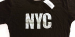 NWT Top of The Rock NYC Black Logo T Shirt 1932 Rockefeller Womens S