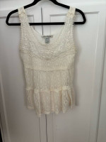 American Rag Cie Women’s Ivory Lace top, XS