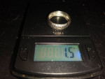 18k white Gold designer wedding band - LC COLLECTION