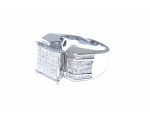 Fabulous VS 3.50ctw Diamond 14kt White Gold Bling Ring