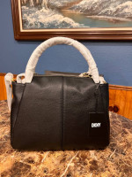NEW 100% Leather DKNY Sabina Top Handle Purse
