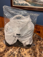 NEW 100% Leather DKNY Sabina Top Handle Purse
