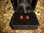 14k Gold Ruby earrings
