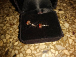 14k Gold Ruby earrings