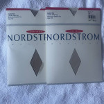 Nordstrom VNTG Lot of 2 Control Top Lycra Sheer Leg Pantyhose Style 17