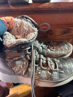 Mens Rosherun Hi Top Sneaker w fur