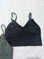 Set of 2 Cami Crop Top Bra Bralettes