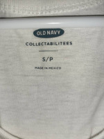 NWT Old Navy A-Bro-Ham Lincoln Beer Mug White Tank Top Size S Small