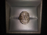 10k Gold 2ct Diamond Ring in 2 tone gold setting - $2500 Value @