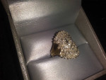 10k Gold 2ct Diamond Ring in 2 tone gold setting - $2500 Value @